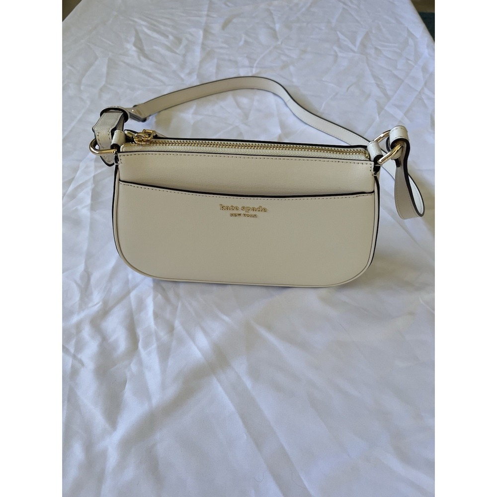 NEW Kate Spade Bleeker Saffiano Leather - Small Tote In Parchment White No Tags